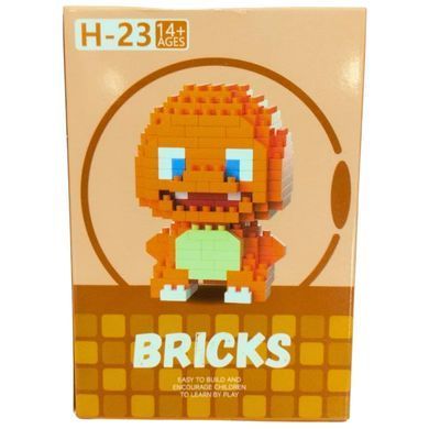 Конструктор 3D Blocks Bricks Pokemon, кор.11,2*7,7*4см, 219 деталей H-23