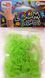 Резинки для плетения Rainbow Loom 300шт. однотонные полупрозрачные Зеленые 1915 +крючок