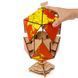 Деревянная сборная механическая 3D модель EVA Eco-Wood-ArtI COSAHEDRAL GLOBE (red) 001393