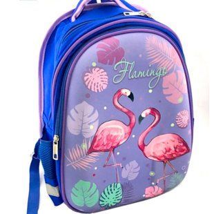 Рюкзак (ранець) м'який Kidis 13753 Flamingo твердий спереду 39*30*18см
