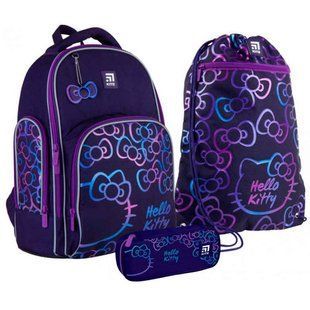 Набір рюкзак+пенал+сумка д/взуття Kite мод 706 Hello Kitty SET_HK21-706M