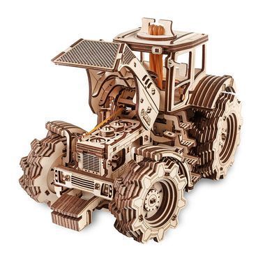 Модель 3D дерев'янна сборна механічна EVA Eco-Wood-Art TRACTOR 000891