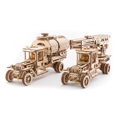 Модель 3D дерев'янна сборна механічна Ugears набір для Вантажівки UGM-11 70018