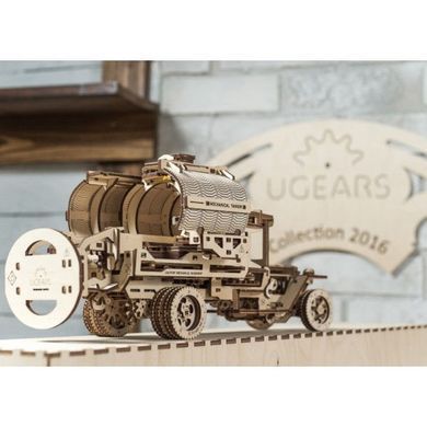 Модель 3D дерев'янна сборна механічна Ugears набір для Вантажівки UGM-11 70018