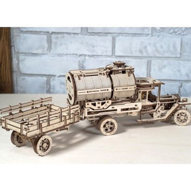 Модель 3D дерев'янна сборна механічна Ugears набір для Вантажівки UGM-11 70018