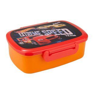 Школьный ланчбокс Kite мод 163 с ложкой и вилкой HW17-163 Hot Wheels