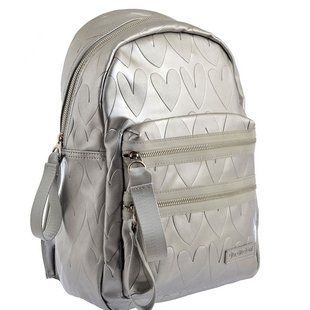 Рюкзак (ранець) м'який 1Вересня Yes 557550 YW-41 Silver Heart 39*23,5*11см