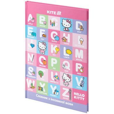 Зошит для іноземних слів (словник) А5 Kite 60арк Hello Kitty HK25-407-1