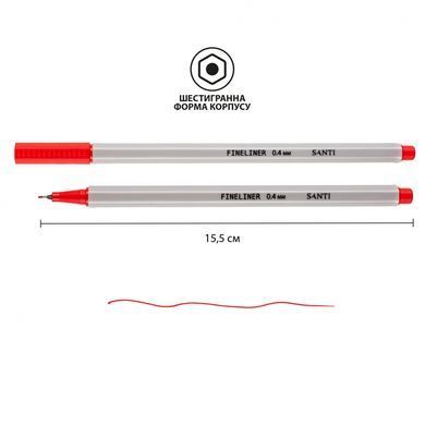Ручки капиллярные Santi линер Fineliners набор разноцветные 18шт 390993