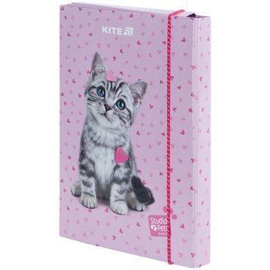 Папка для зошитів B5 Kite мод 210 картонна на гумці Studio Pets SP25-210