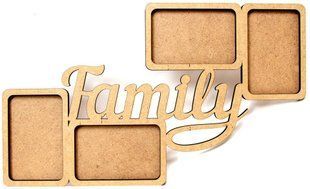 Заготовка для декорування Rosa Talent (МДФ) рамка Family 50*30*0,6см 2807019