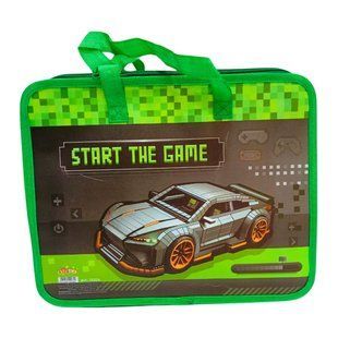 Папка-портфель А4 Kidis пластик на блискавці FC 13214 Supercar