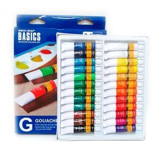 Гуаш Basics набір 24кол. по 12мл, EG2412C-3