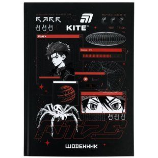 Щоденник шкільний Kite мод 262 Red Anime K26-262-8