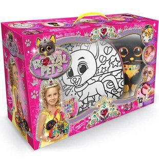 Набір для творчості DankoToys DT RP-01-01 Сумка - розмальовка з песиком Royal Pet's