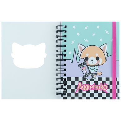 Блокнот на спіралі А6 80арк. Kite Aggretsuko AR25-229