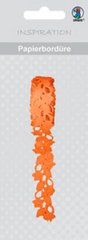 Декоративный скотч URSUS ажурная 17*200см Оранжевая Лютики UR-59030002
