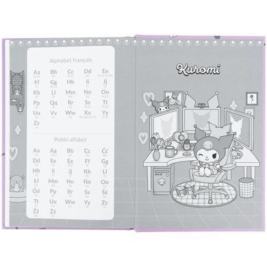 Тетрадь для иностранных слов (словарь) А5 Kite 60 листов Kuromi HK25-407-2