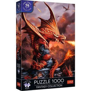 Пазли Trefl 1000ел. Колекція фентезі SBB-10900 Вогняний дракон