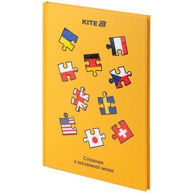 Тетрадь для иностранных слов (словарь) А5 Kite 60 листов Puzzle K25-407-3