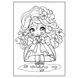 Книжка-розмальовка А4 1 Вересня 6арк Anime baby girls 743065