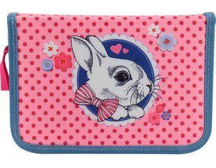 Пенал 1М Kite мод 621 Cute bunny б/н K17-621-1