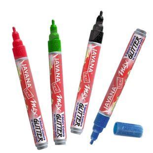 Маркер KREUL для ткани 2-4мм glitter KR-926**, Голубой