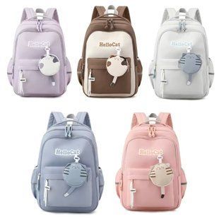 Рюкзак (ранец) школьный Juxianzi S278 Hello Cat 43*30*16см, Сиреневый