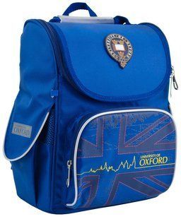 Рюкзак (ранец) школьный каркасный 1Вересня Yes 553292 Oxford blue H-11 34*26*14см