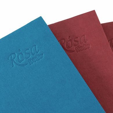 Блокнот для акварелі 20*20см Rosa Gallery 200г/м 30арк на спіралі білий папір, Бордо 16920201
