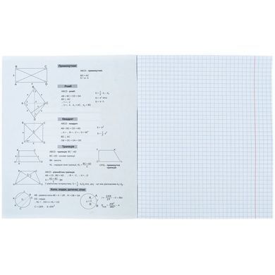 Зошит шкільний А5+ 48арк Kite предметний кл. Sketch Геометрія K24-240-19