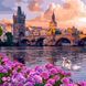 Картина раскраска по номерам на холсте - 40*40см Идейка КН3580 Чарующий город